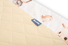 BED BUMPER BEIGE BUNNY