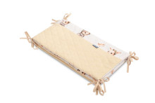 BED BUMPER BEIGE BUNNY