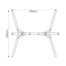 Koka šūpoļu rāmis “SWING”