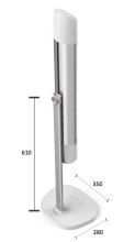 Infrasarkanais sildītājs “Mila” 2500W, melns