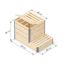 Komposta kaste, 520l