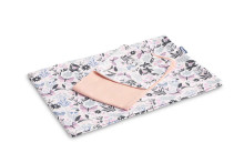 TWO-ELEMENT BEDDING PINK BUTTERFLIES 100X135 