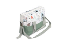 STROLLER BAG ECO LEATHER HEDGEHOG EMERALD