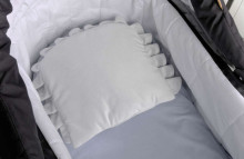 Pillow With a Frill – Velvet grey