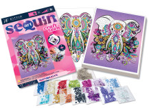 KITFIX DIY set Sequin Art Craft Teen Elephant