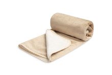 BEIGE PLUSH BLANKET 80x100