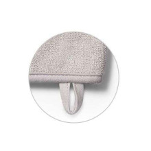 347/09 Bamboo baby wash mitt NATURAL BAMBOO GREY