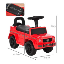 Mercedes G350 Art.652 Red Bērnu stumjamā mašīna