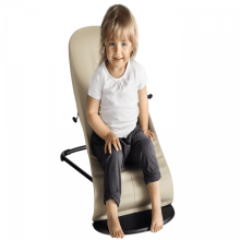 Bouncer Balance Soft Art.182960 Light Beige Эргономичное кресло - шезлонг для малышей(аналог Babybjorn Balance Soft )