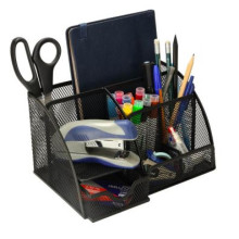 Ikonka Art.KX3646 Desk organiser metal desk organiser 7 compartments