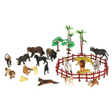 Ikonka Art.KX3501_1 Figures zoo animals set of 31 el.