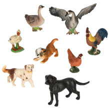 Ikonka Art.KX3501 Figures zoo animals set of 28 el.