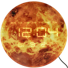 Ikonka Art.KX3512_1 Planet mars orange 32cm price clock