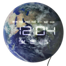 Ikonka Art.KX3512 Price clock planet earth blue 32cm