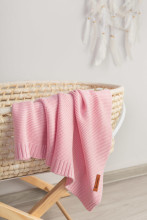 Bamboo and cotton blanket – pink