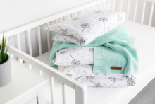 Bamboo and cotton blanket – mint