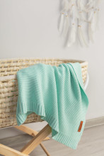 Bamboo and cotton blanket – mint