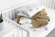 Bamboo and cotton blanket – beige