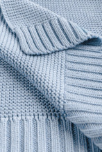 Bamboo and cotton blanket – Baby Blue