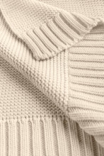 Bamboo and cotton blanket – CAPPUCINO