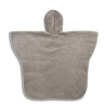 CAR SEAT PONCHO GREY PLUSH