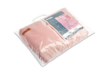 CAR SEAT PONCHO PINK PLUSH