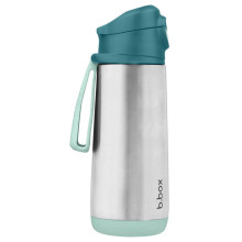 500ml insulated sport spout bottle - emerald forest, b.box