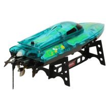 Ikonka Art.KX3662 Remote control RC boat Revolt ILLUMINATOR green