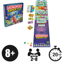 MONOPOLY настольная игра Knockout ENG