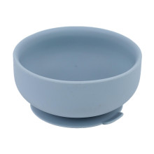 Little Eater Art.bowl02 Grey Silikona pielipošā bļoda