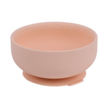 Little Eater Art.bowl03 Peach silicone sticky bowl