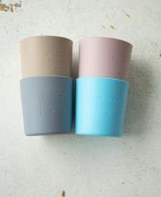 Little Eater Art.cup02 Grey Silicone grip cup