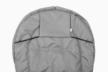 Romper Bag for Pushchair– light grey polar fleece (95x40) 