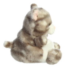 AURORA Palm Pals Soft toy Grey Tabby Cat, 11 cm