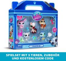 Littlest Pet Shop Winter Besties Collector Set – 5 Pet Figures & Accessories Art. BF00573