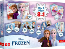 TREFL FROZEN 8in1 Mix&play stalo žaidimų rinkinys