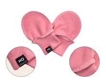 La Bebe™ NO Baby Mittens Art.184036 Pink   Детские рукaвички/антицарапки из мягкого