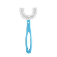 Bebe Basic Kids U-Shaped Toothbrush Art.Y5002 Col.Blue formos dantų šepetėlis