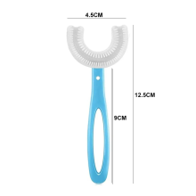 Bebe Basic Kids U-Shaped Toothbrush Art.5002 Col.Blue U-veida bērnu zobu birste