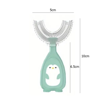 Bebe Basic Kids U-Shaped Toothbrush Art.h01 Col.Green