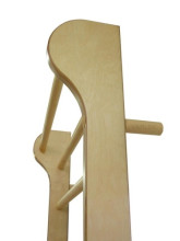 Climbing Rack Col.001 Wooden wall with bar 240x80x10 cm