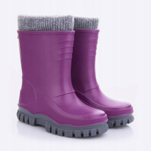 Lemigo Arctis GoKids  Art.922 Dark Fuschia Baby Rubber Boots