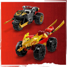 71789 LEGO® NINJAGO® Kai un Ras: auto un motocikla kauja