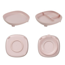 Plate with suction cup 2in1, blush, b.box