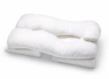 Basic CS Lline Care & Support Set Sleep Again Surgery Pillow Art.184776 White „Sleep Again“ ortopedinių pagalvių komplektas su pleišto formos pagrindu patogiam miegui ir atsigavimui po operac