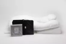 Basic CS Lline Care & Support Set Sleep Again Surgery Pillow Art.184776 White „Sleep Again“ ortopedinių pagalvių komplektas su pleišto formos pagrindu patogiam miegui ir atsigavimui po operac