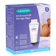 Lansinoh Art.40055 Breast milk storage bags 50pcs