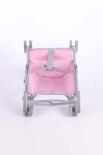 Doll Stroller Lily Art.9302 SWEET PINK and GREY Коляска для куклы