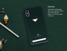 VixFox Card Slot Back Shell for Iphone X/XS forest green