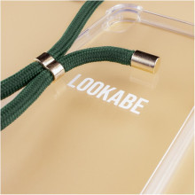 Lookabe Necklace iPhone 7/8+ gold green loo012